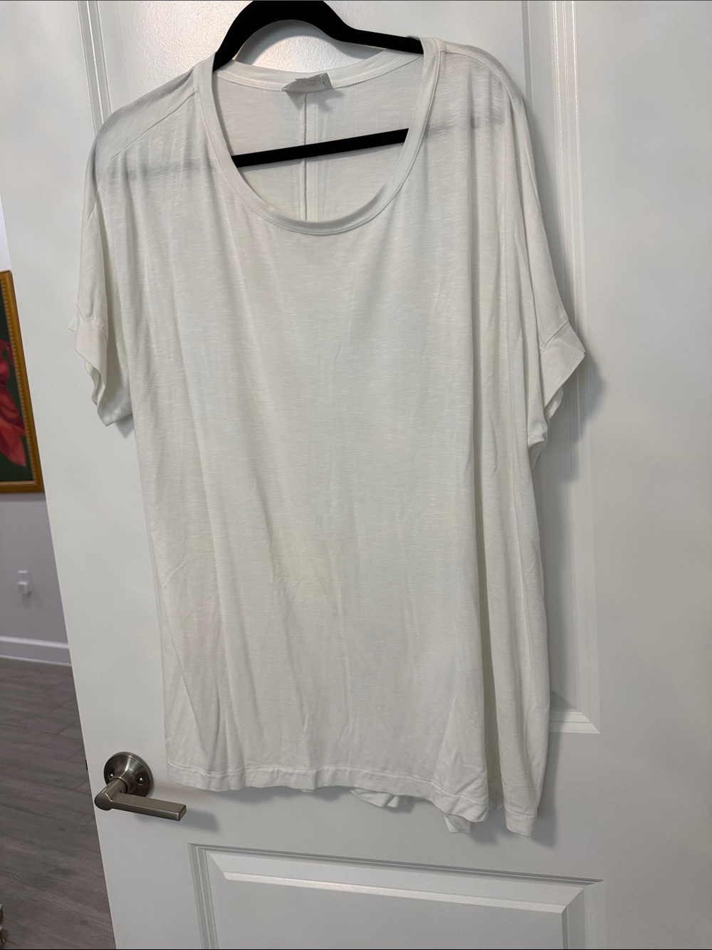 Soma White Short-Sleeve Relaxed Tee